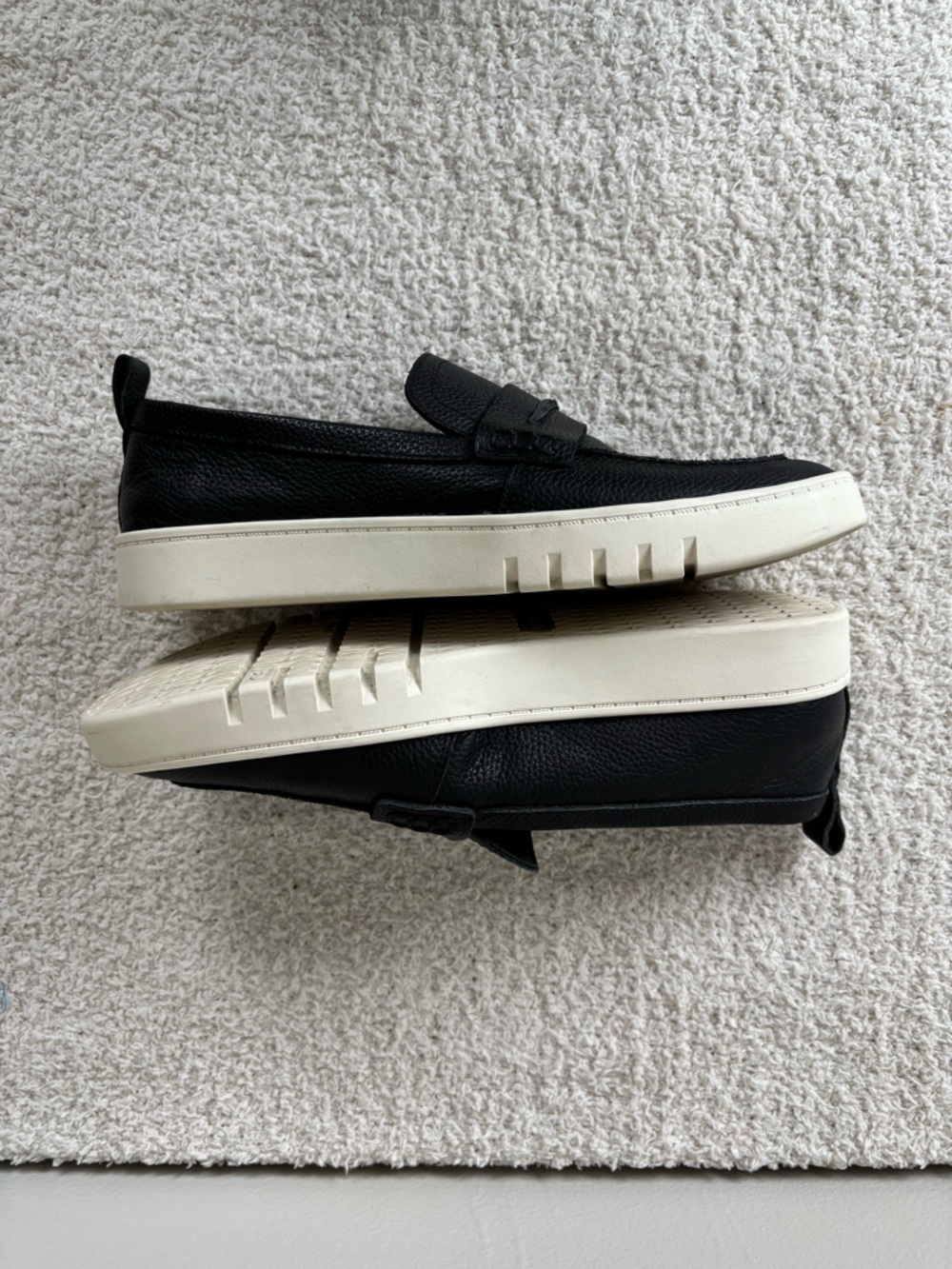 Vionic Shoes Womens 9 Pebbled Black Chantel Penny Loafer Slip On Comfort Sneaker - Picture 3 of 11
